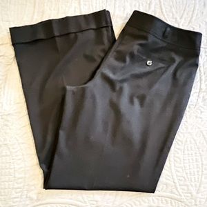 Apt 9 - Black Cuffed / Wide Leg Slacks - Size 16